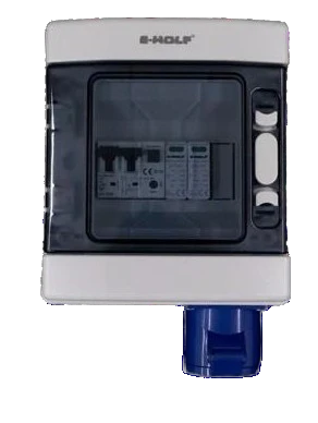 Quadro de Proteção E-Wolf 7.2 kW (Monofásico/Bifásico - Com Tomada)