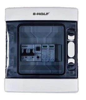 Quadro de Proteção E-Wolf 7.2 kW (Monofásico/Bifásico - Sem Tomada)